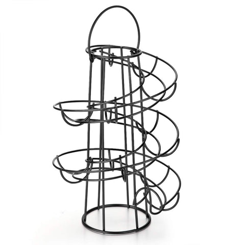 OBVIS dispensador espiral de huevos acabado negro facilita acceso rápido