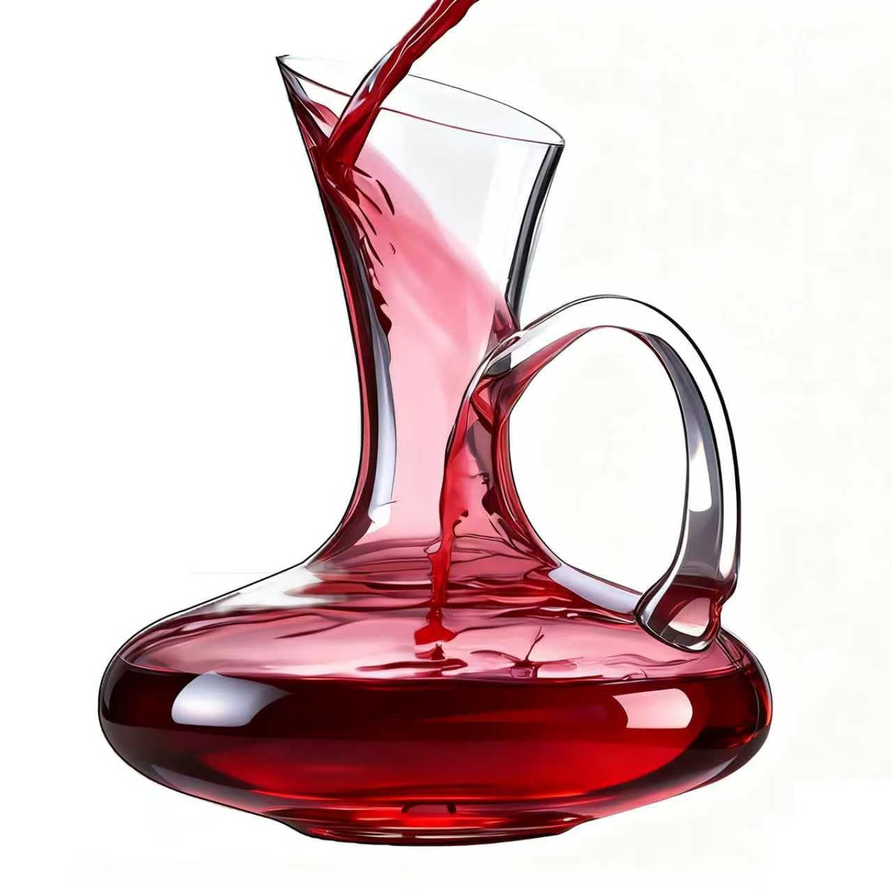 Ocean Ice decantador de vino con mango ergonómico para verter con seguridad