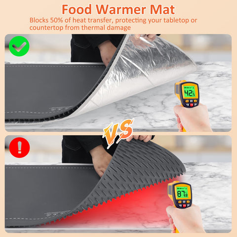 OcePor base antideslizante con patas elevadas para evitar deslizamientos.