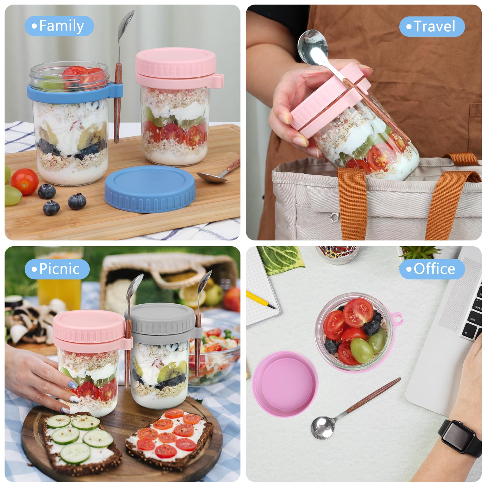 OcePor colores vibrantes añaden estilo a desayunos y meriendas.