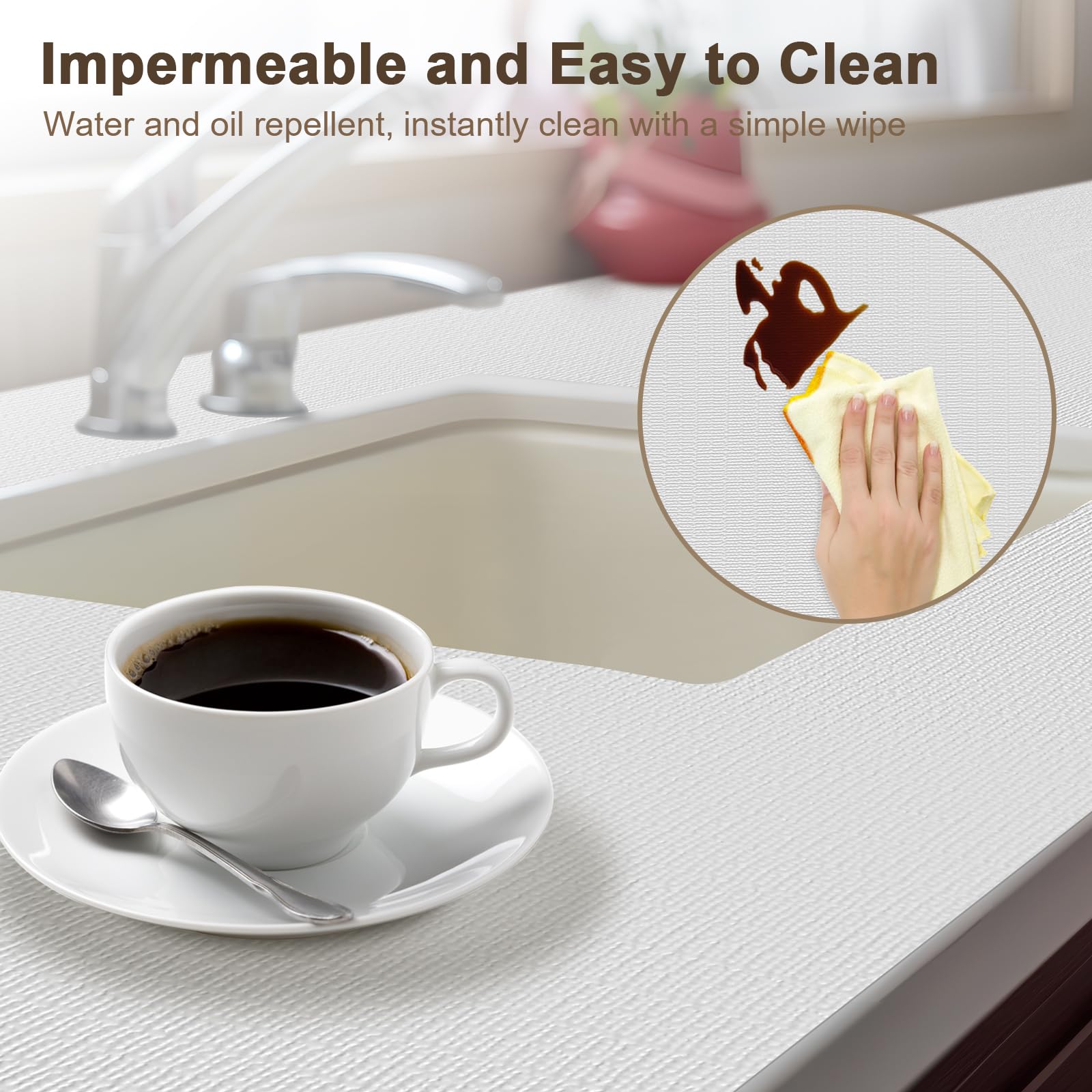 OcePor forro impermeable para cocina facilita la limpieza y protege superficies.