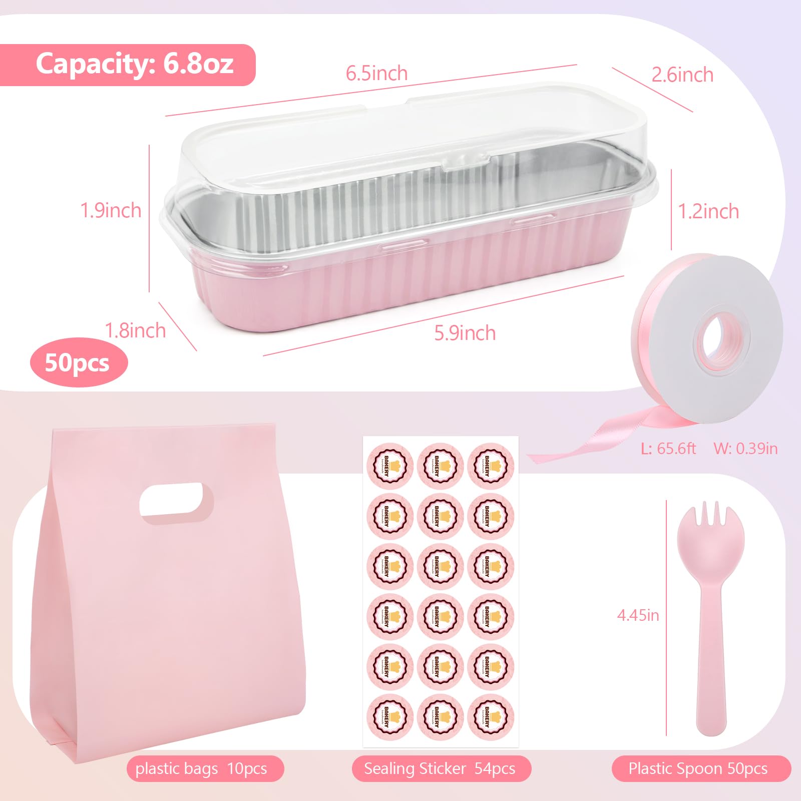 OcePor pan mini porciones individuales con cuchara para servir.