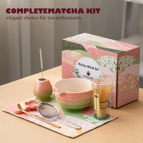 Ochcahser cuchara chashaku, dosifica matcha con precisión para cada preparación.