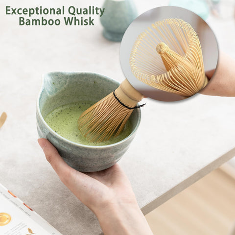 Ochcahser cuchara-medidora facilita porciones exactas para matcha.