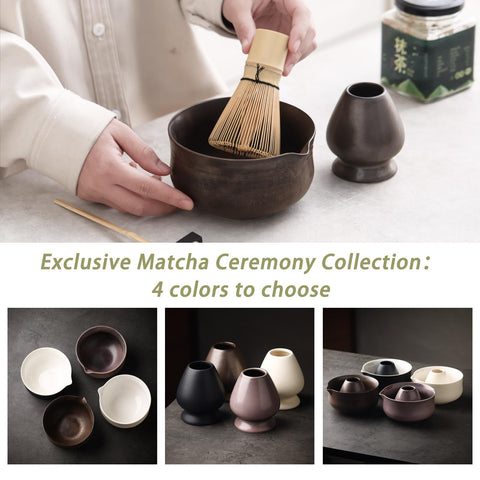 Ochcahser Kit: conjunto artesanal para ritual de té que inspira calmadamente.