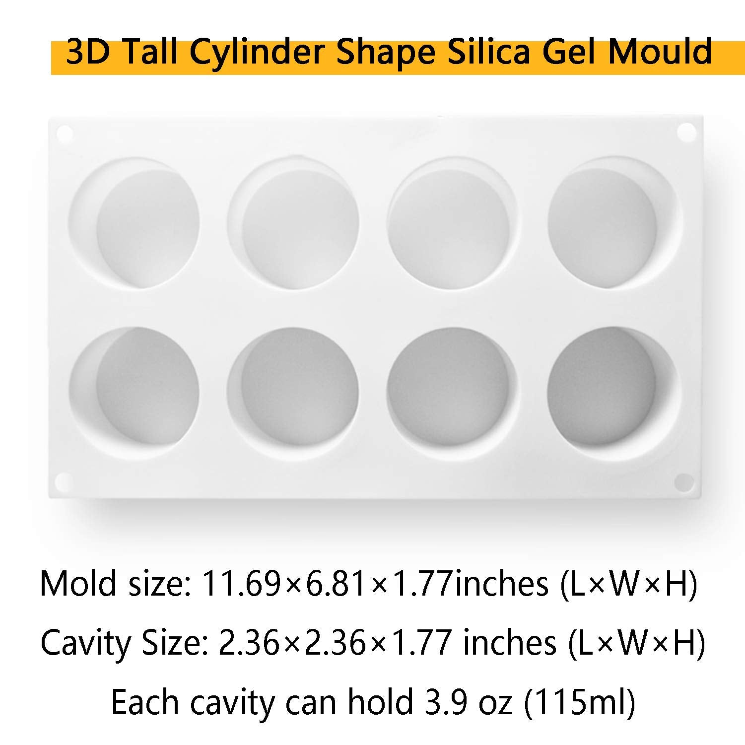OCPO Kitchen detalle de mousse en molde cilindro 3D