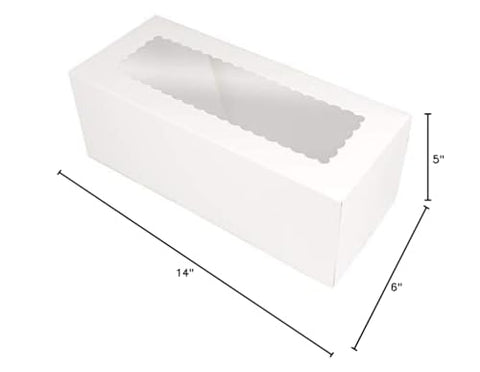 Empaque ideal para tortas de 14x6x5 pulgadas