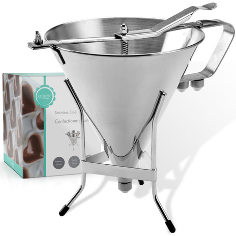 O'CREME Dispensador ideal para aplicar cobertura y decoraciones precisas en pasteles.