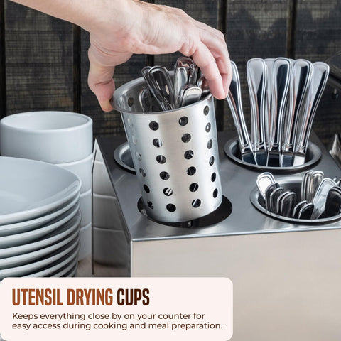 OCS Parts tazas secado apilables para ahorro de espacio
