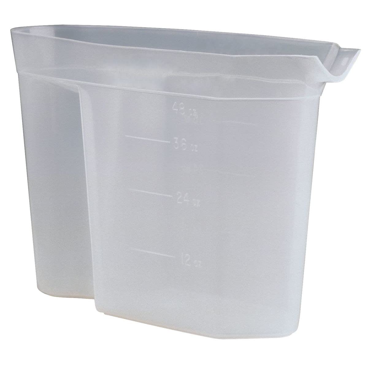 OCSParts Jarra de agua 48 oz, vista frontal, mide con precisión para verter