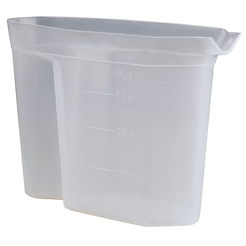 OCSParts Jarra de agua 48 oz, vista frontal, mide con precisión para verter
