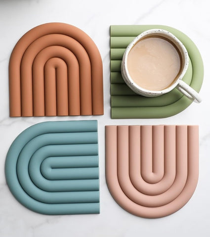 Octonyluck bases aislantes silicona, regalo práctico para cocina
