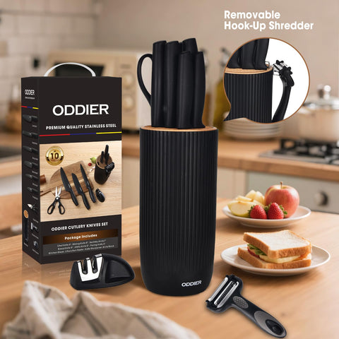 ODDIER cuchillo rebanador 8 pulgadas para cortes uniformes