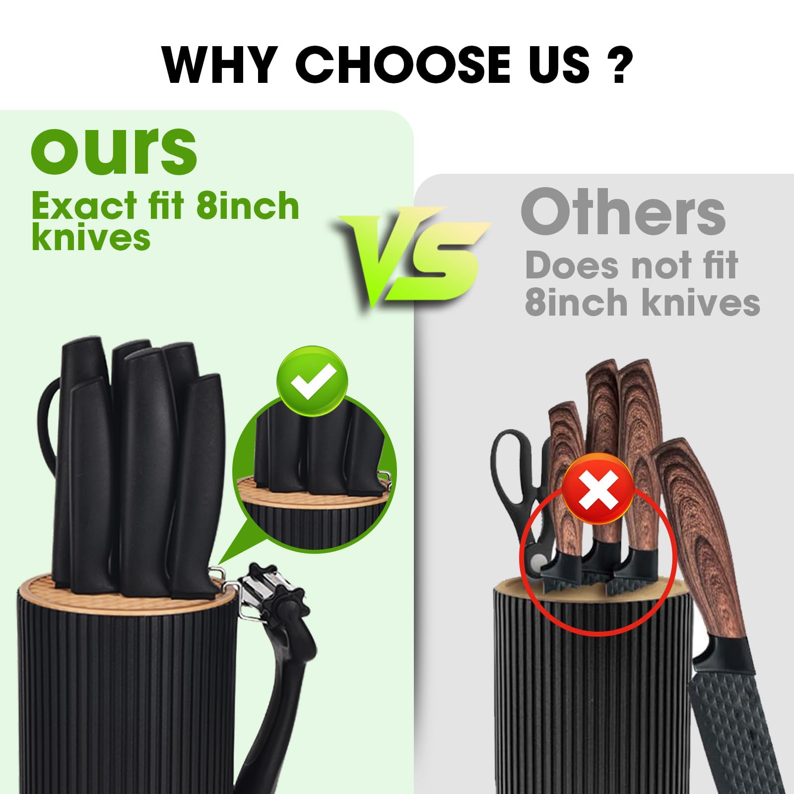 ODDIER cuchillo utilidad 5 pulgadas para tareas diarias