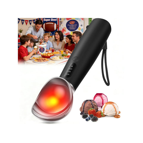 OddPaddle cuchara helado caliente facilita servir helado duro sin esfuerzo.