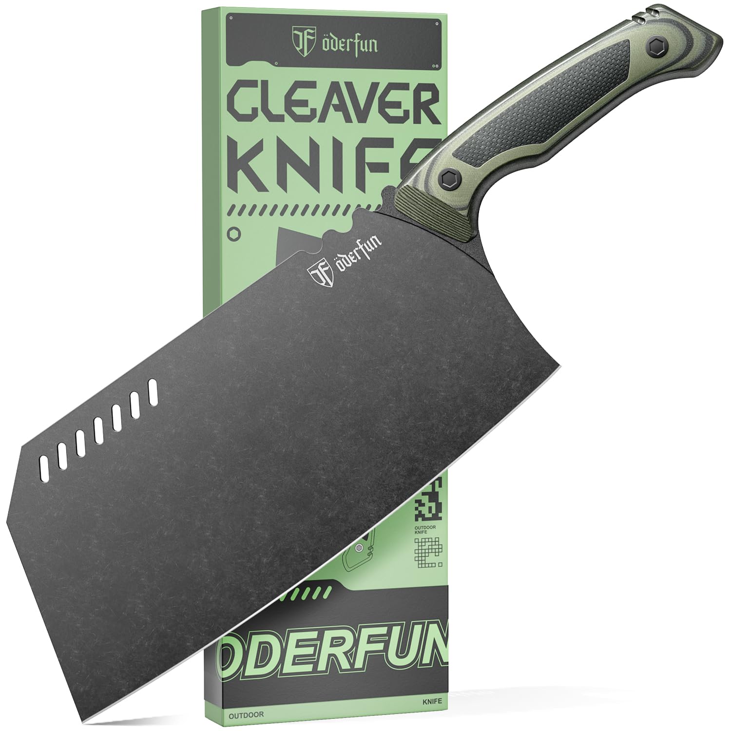 ODERFUN cuchillo carnicero de 8 pulgadas para cortes precisos.