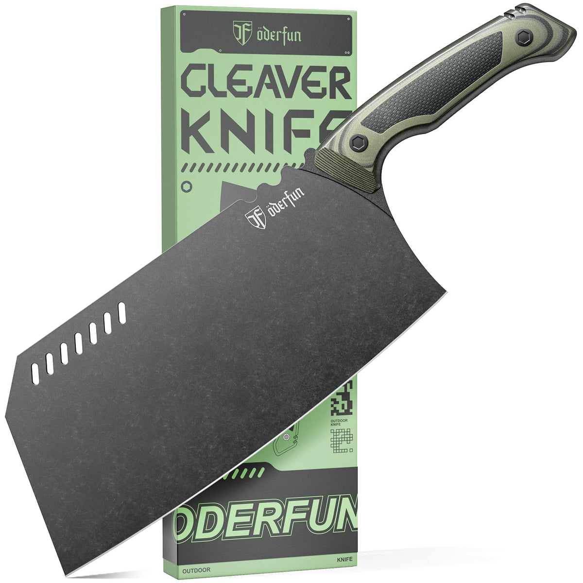 ODERFUN cuchillo carnicero de 8 pulgadas para cortes precisos.
