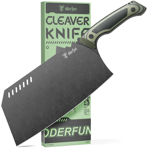 ODERFUN cuchillo carnicero de 8 pulgadas para cortes precisos.