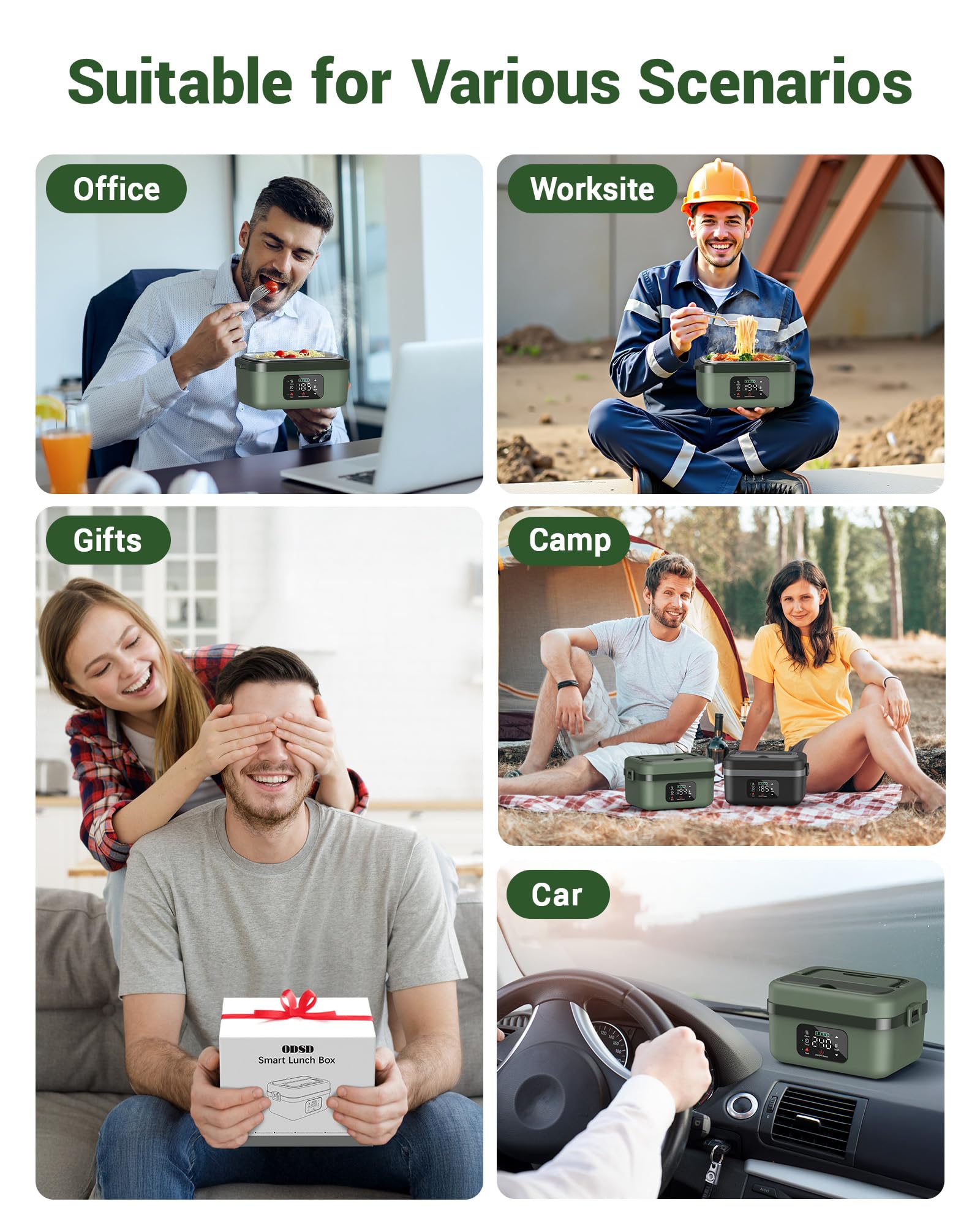 ODSD pantalla y temporizador para calentar a tu ritmo