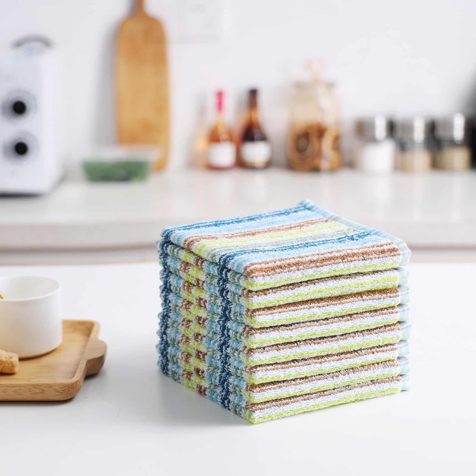 Oeleky paño cocina 12x12 pulgadas para uso versátil