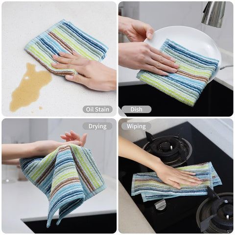 Oeleky paño cocina bordes reforzados para mayor durabilidad