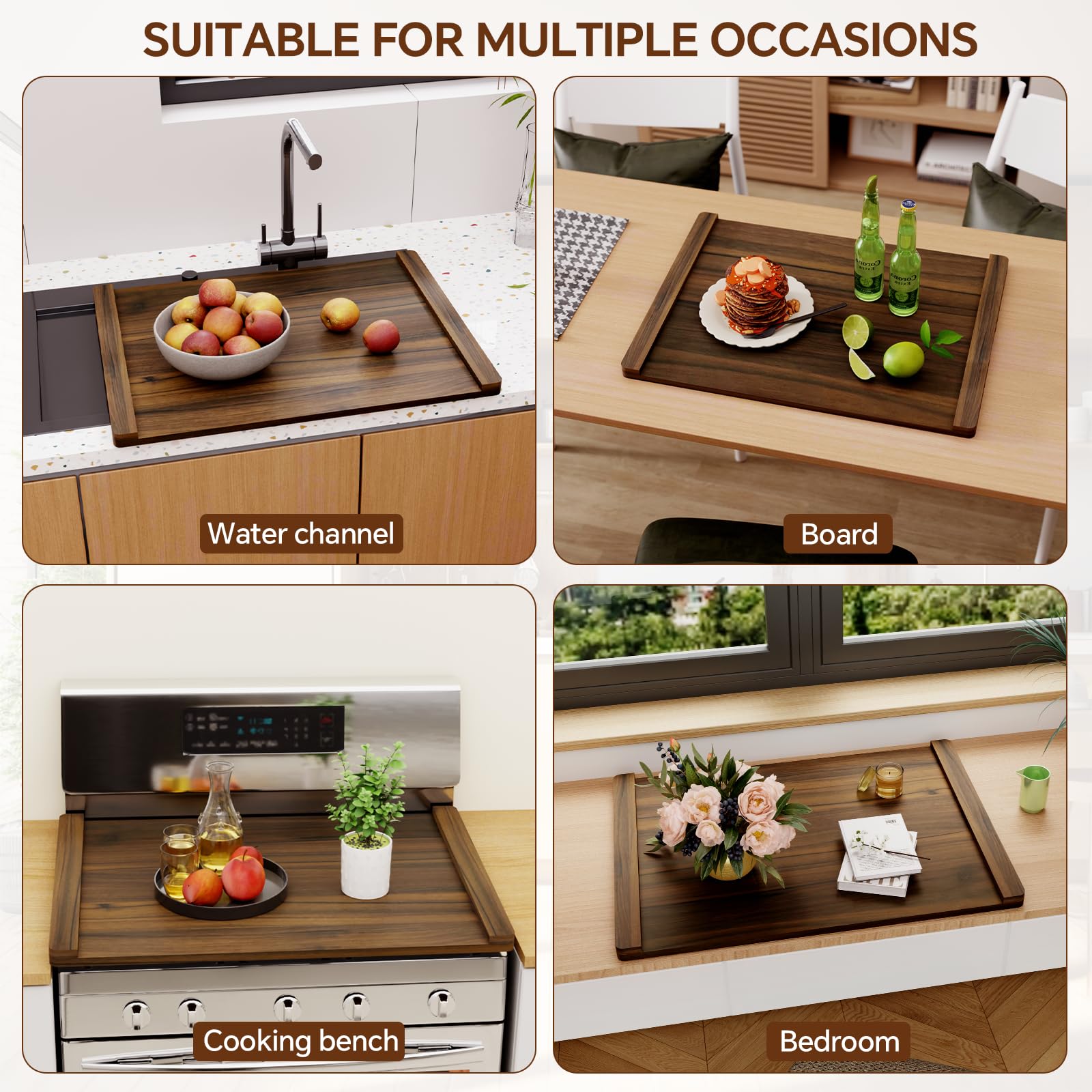 Oenalw diseño rústico de cocina que mejora estilo y organización.
