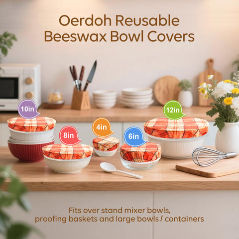 Oerdoh tapas reutilizables para bol: reemplazan plastico y protegen los alimentos.