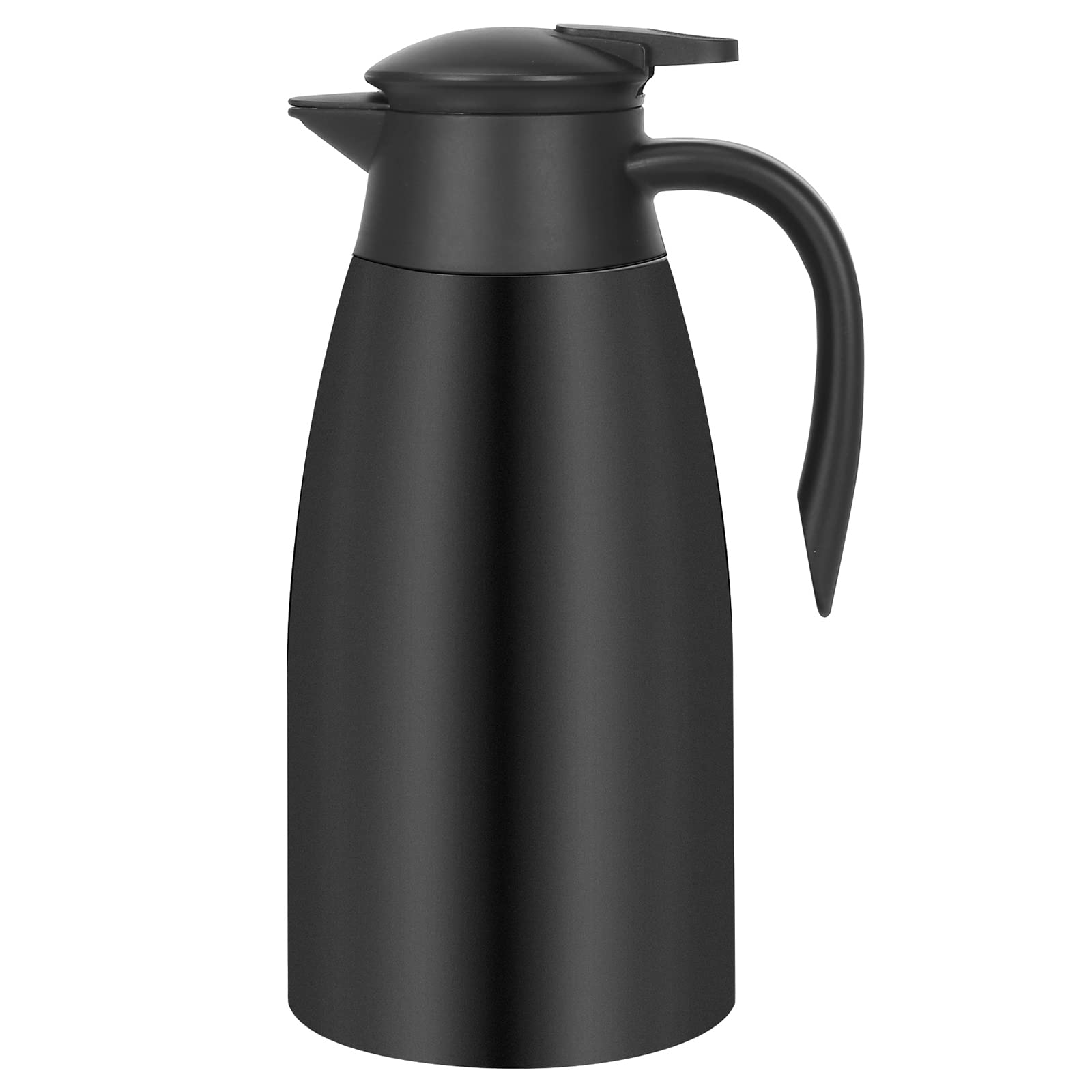 OFFKITSLY cafetera termo de acero inoxidable con doble pared para conservar calor.