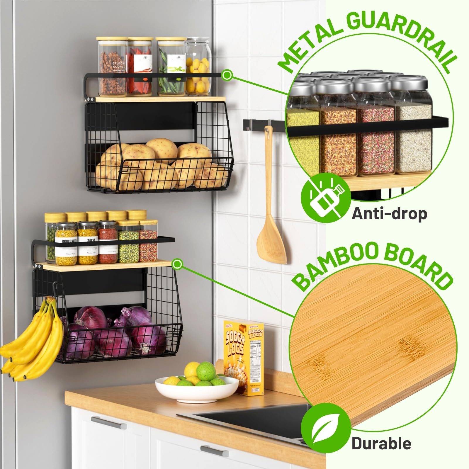 Ofiray-home capacidad de 15 kg soporta objetos pesados de forma segura