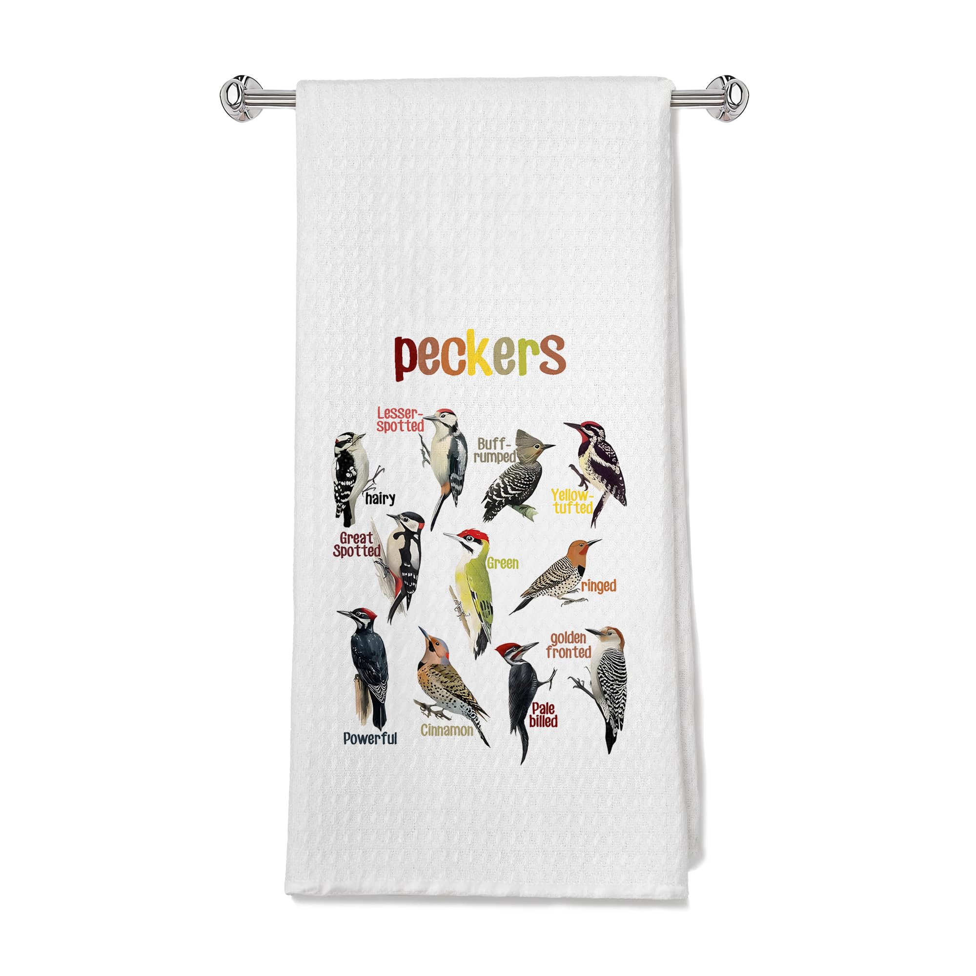OFJE toallas de cocina con aves coloridas para secar manos y platos