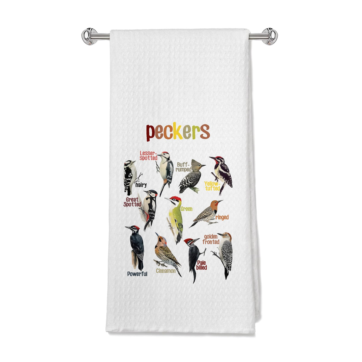 OFJE toallas de cocina con aves coloridas para secar manos y platos