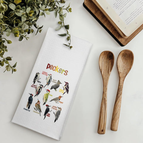 OFJE toallas de cocina con aves en diseño panales, duraderas y absorbentes
