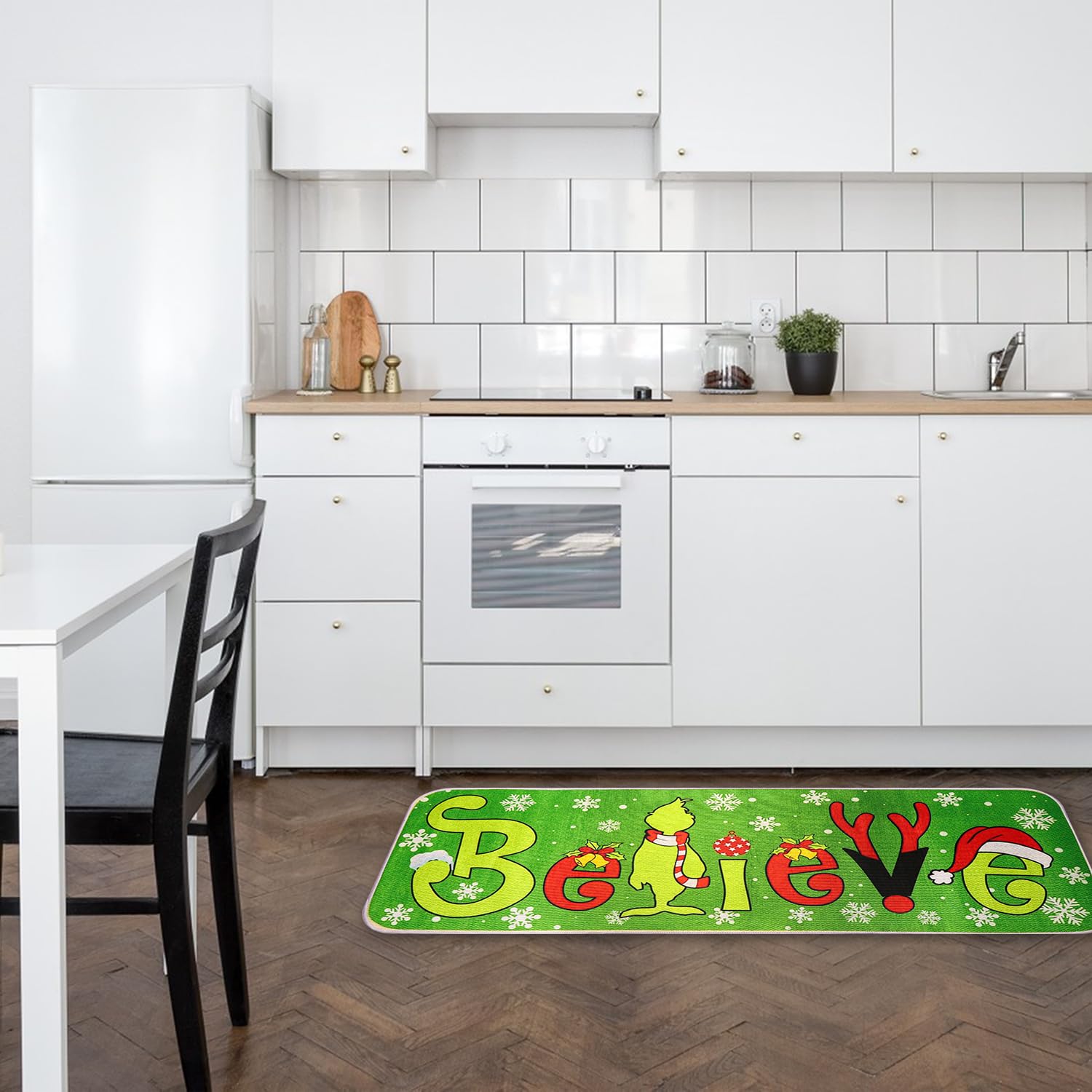 ofjrap alfombrilla para salón y comedor, color festivo que disimula la suciedad
