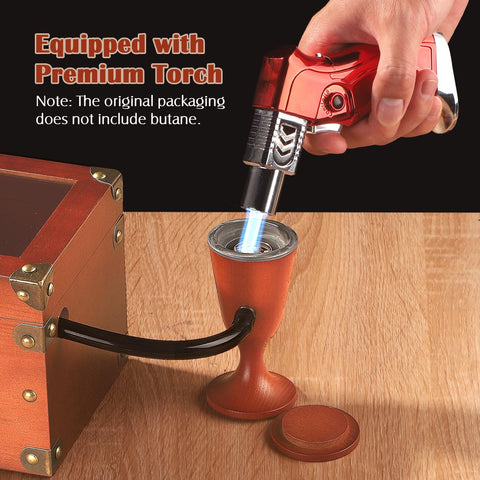 OGERY Accesorios completos para preparar bebidas y aperitivos ahumados.