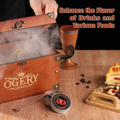OGERY Chips de madera cuatro sabores para infundir sabores.