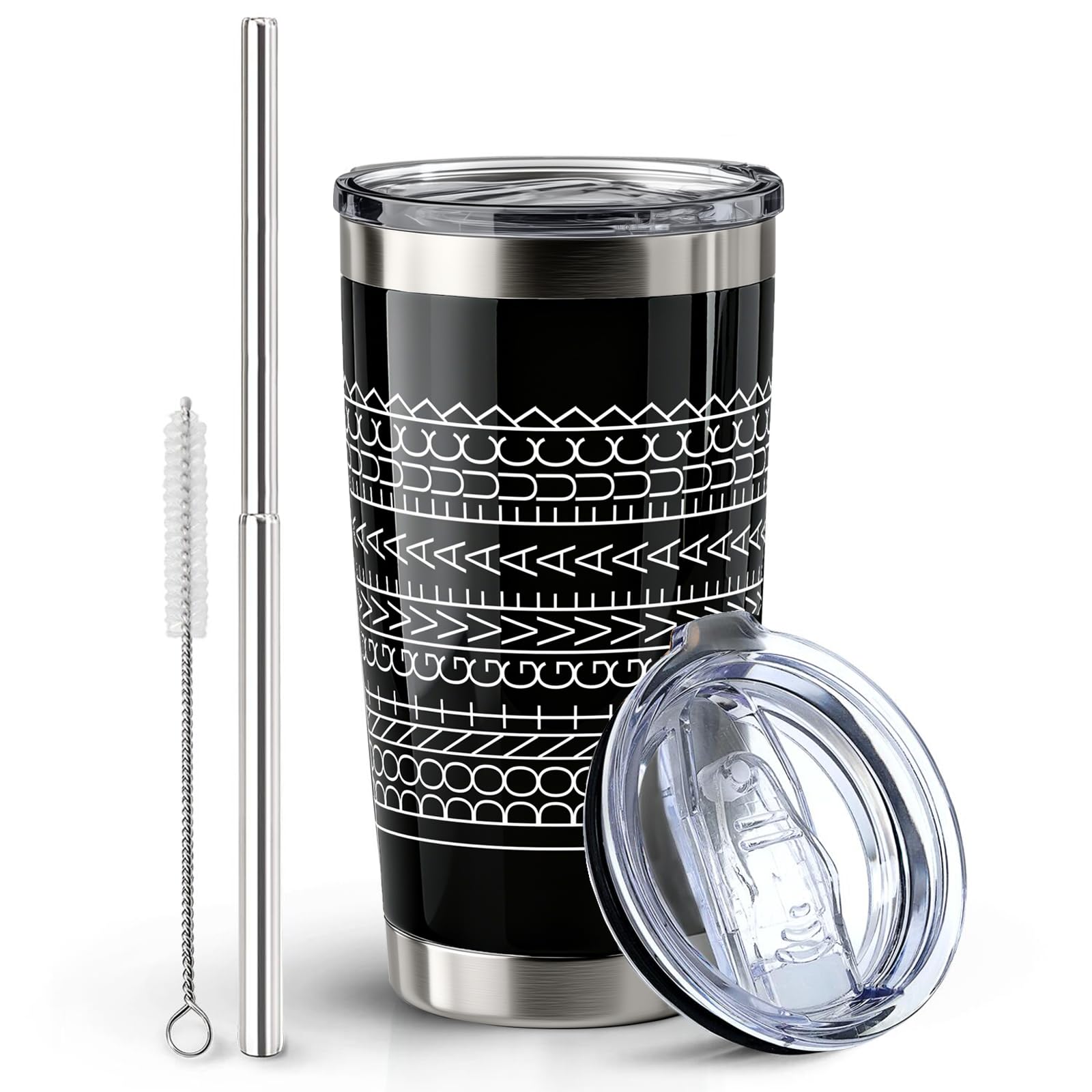 Tapa sin BPA de la taza OGGOVIBE, segura para bebidas.