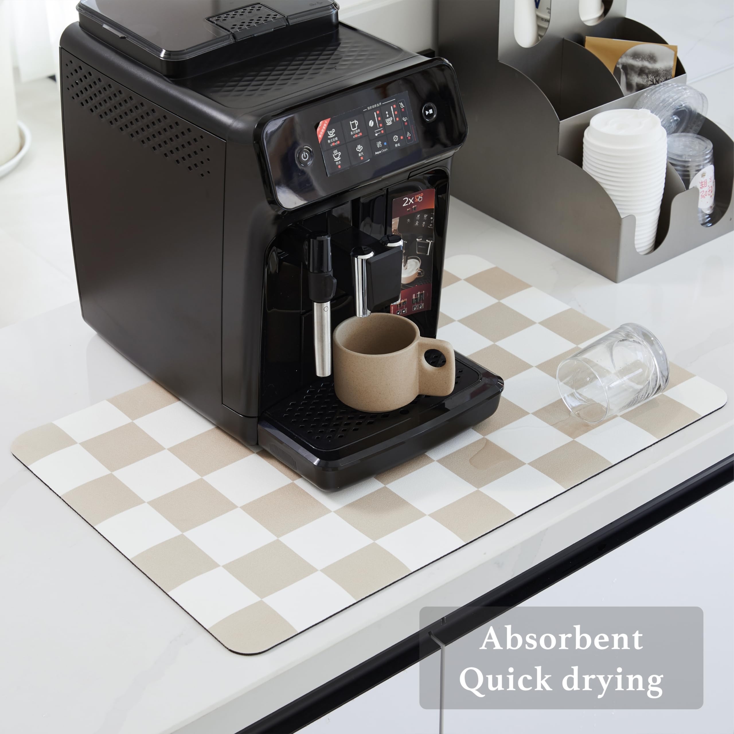 Ohocut mat de usos múltiples sirve para cocina, barra de café y mesa de comedor.