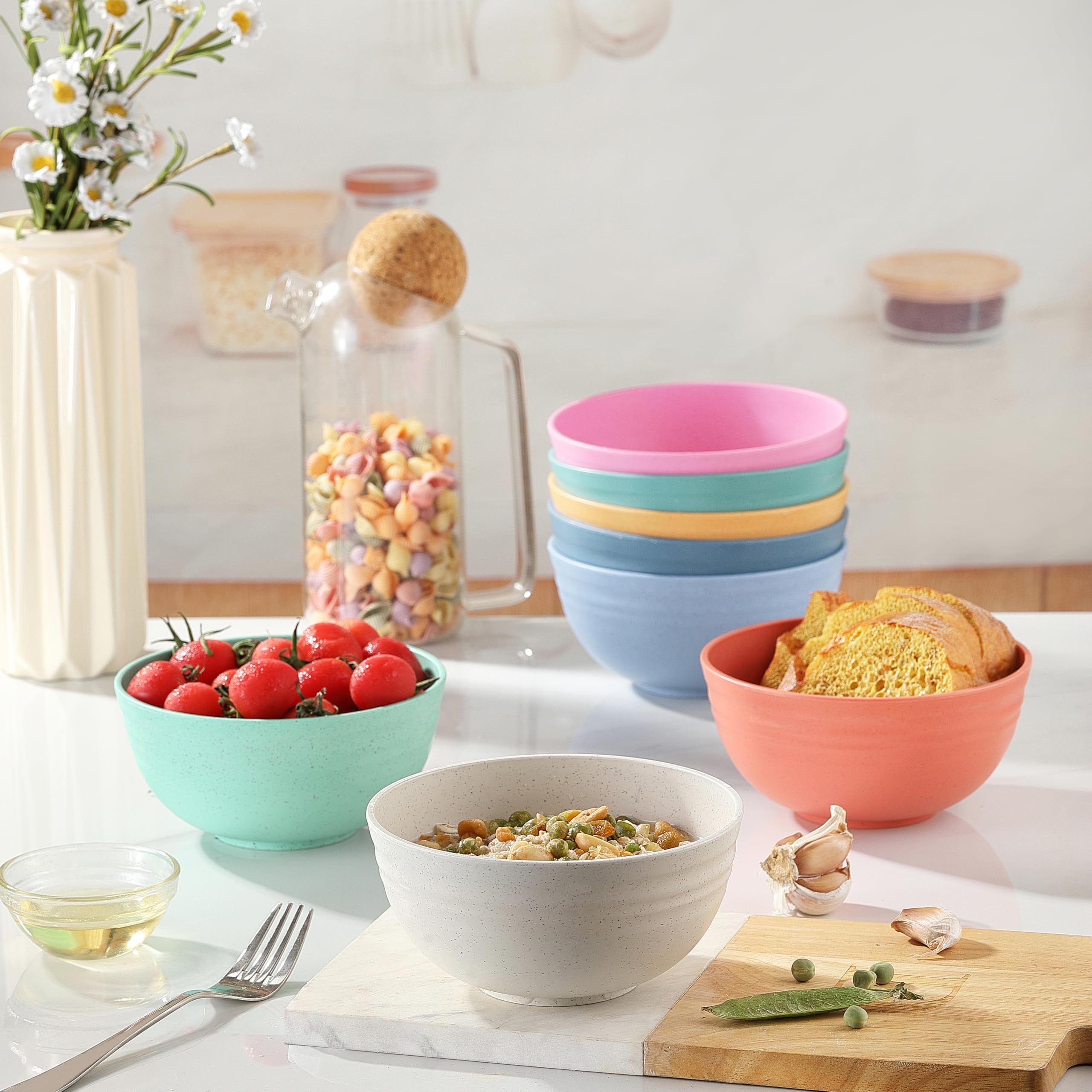 Ohola tazones cereal para picnic, ligeros y fáciles de transportar.