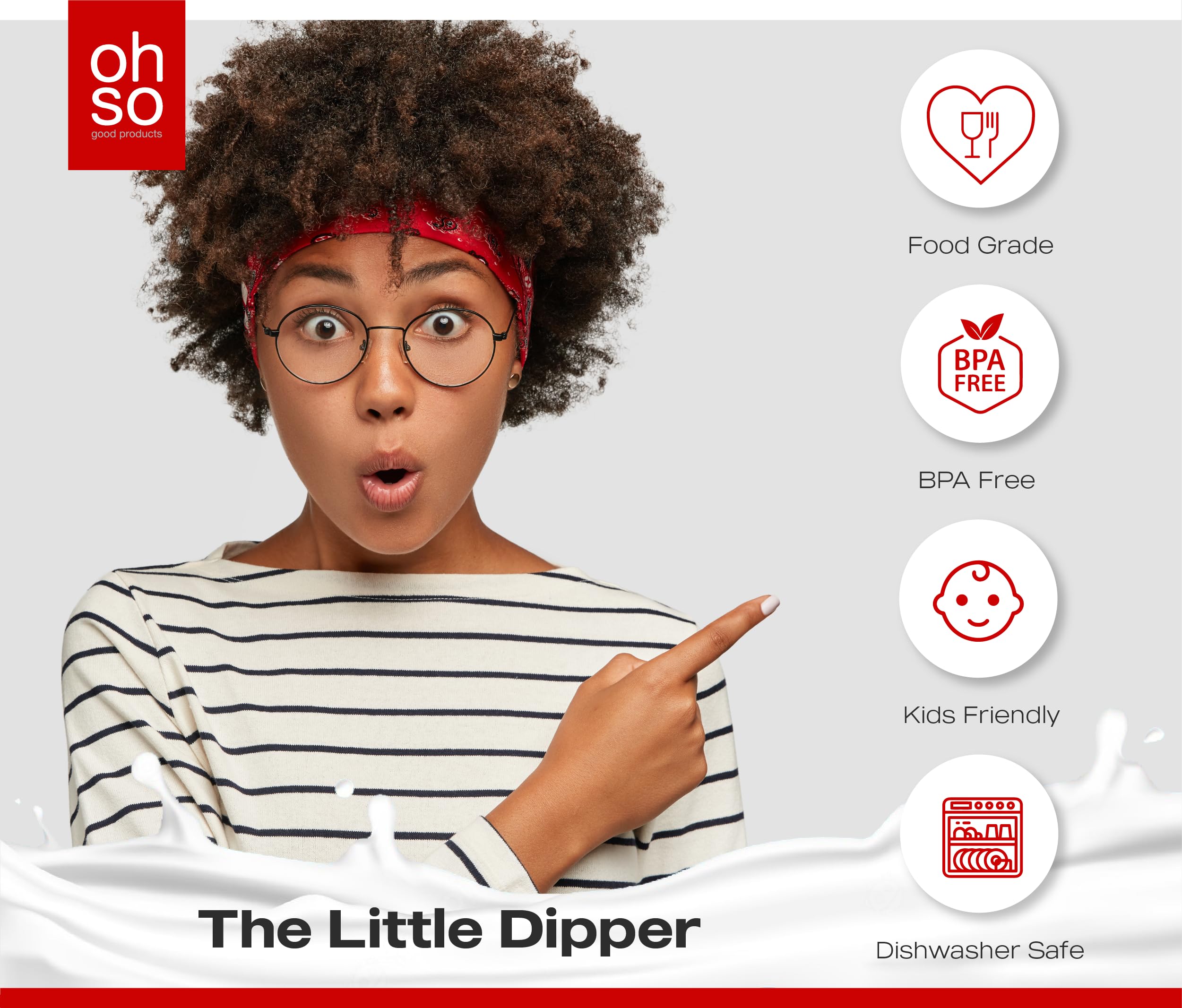 OHSO Little Cookie Dipper, diseño elegante para mesa