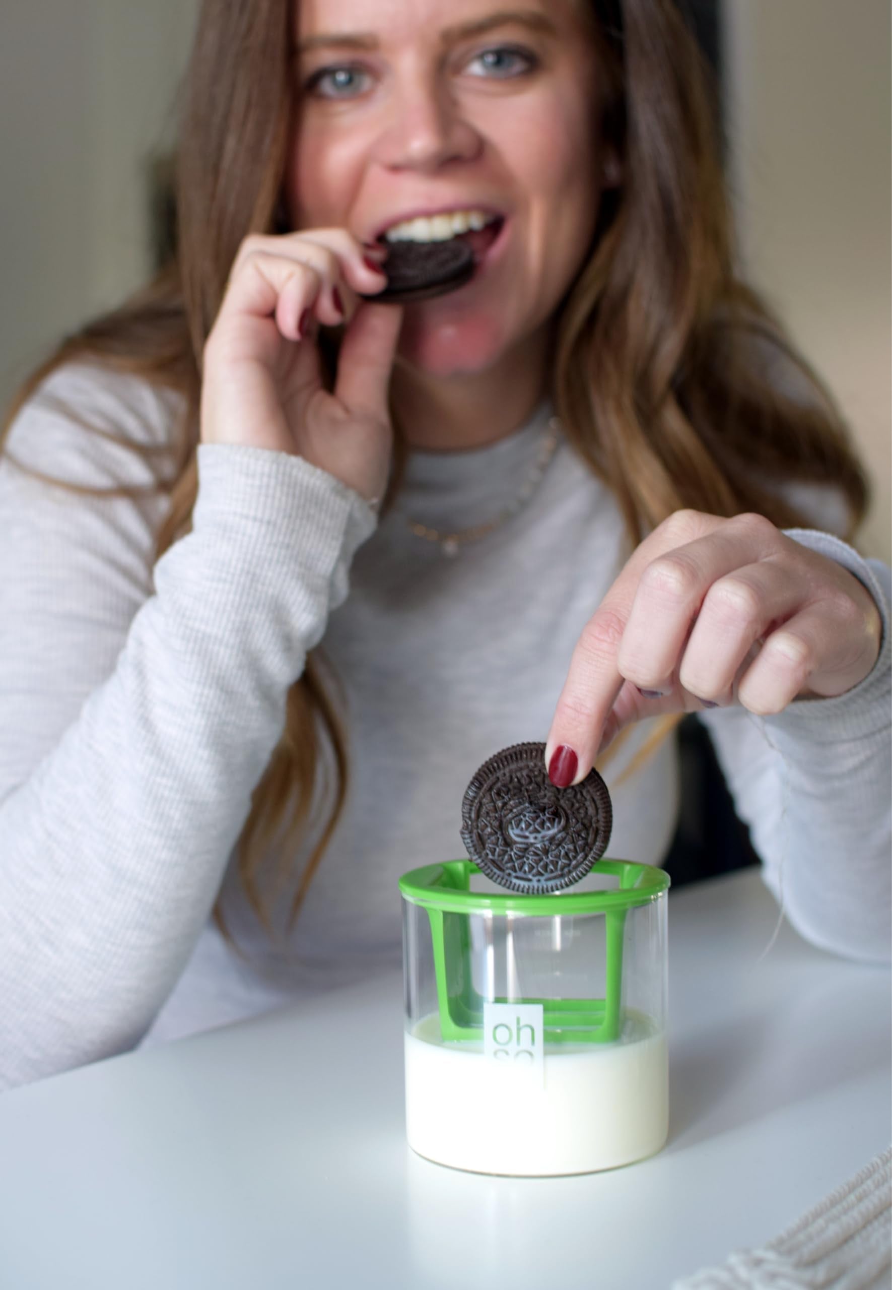 OHSO Little Cookie Dipper, apto para lavavajillas y limpieza fácil