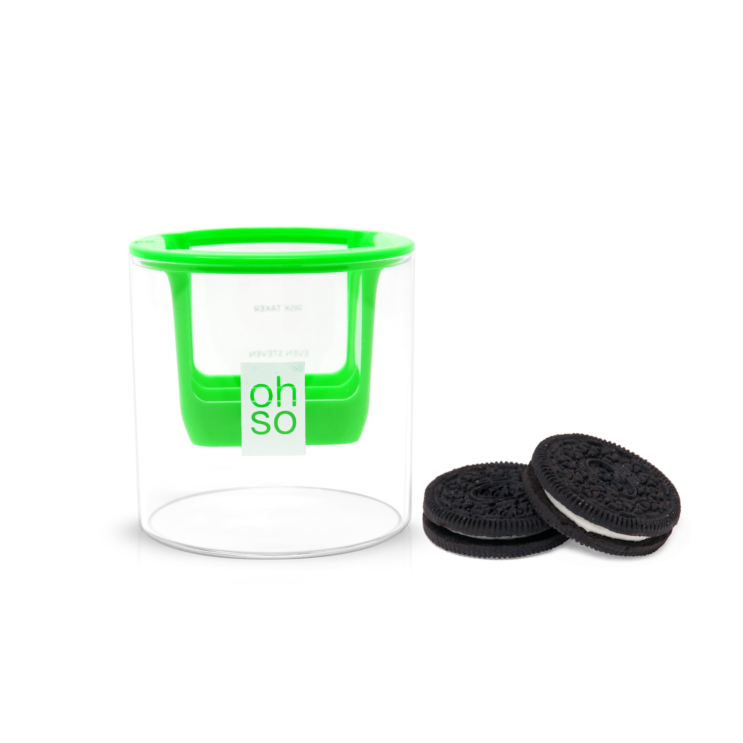 OHSO Little Cookie Dipper, vaso de 8 onzas para mojar galletas sin desorden