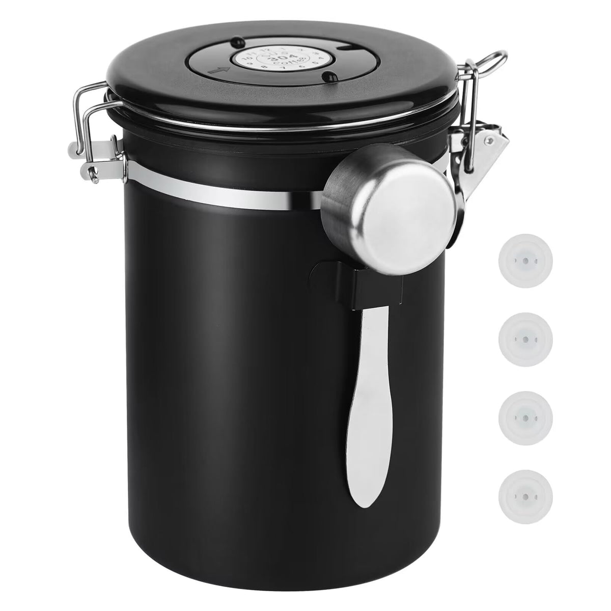 Ohtomber envase café 22oz de acero inoxidable para conservar aroma fresco.