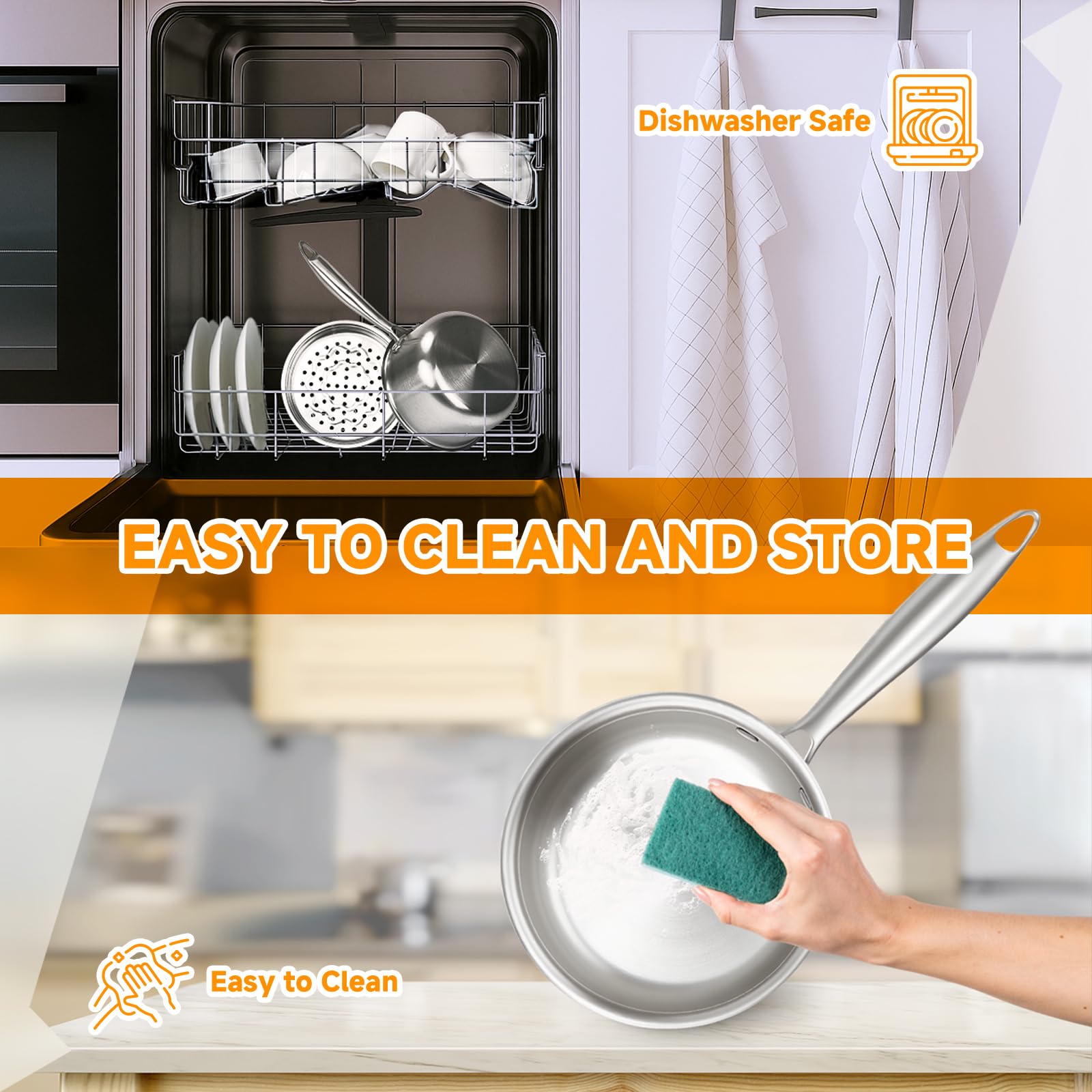 Ohtomber mango ergonómico y cómodo para manejar seguro.