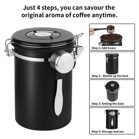 Ohtomber uso multipropósito para café, té, azúcar y otros secos.