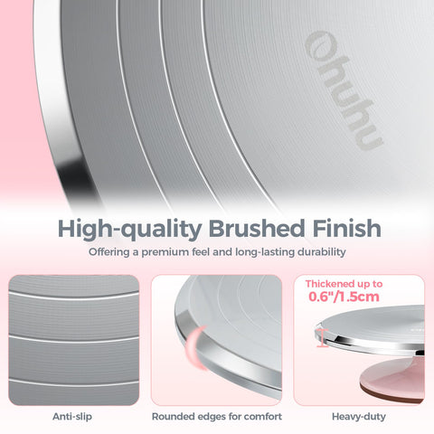 Ohuhu rotación 360 grados ambidiestro para diseños desde cualquier ángulo.