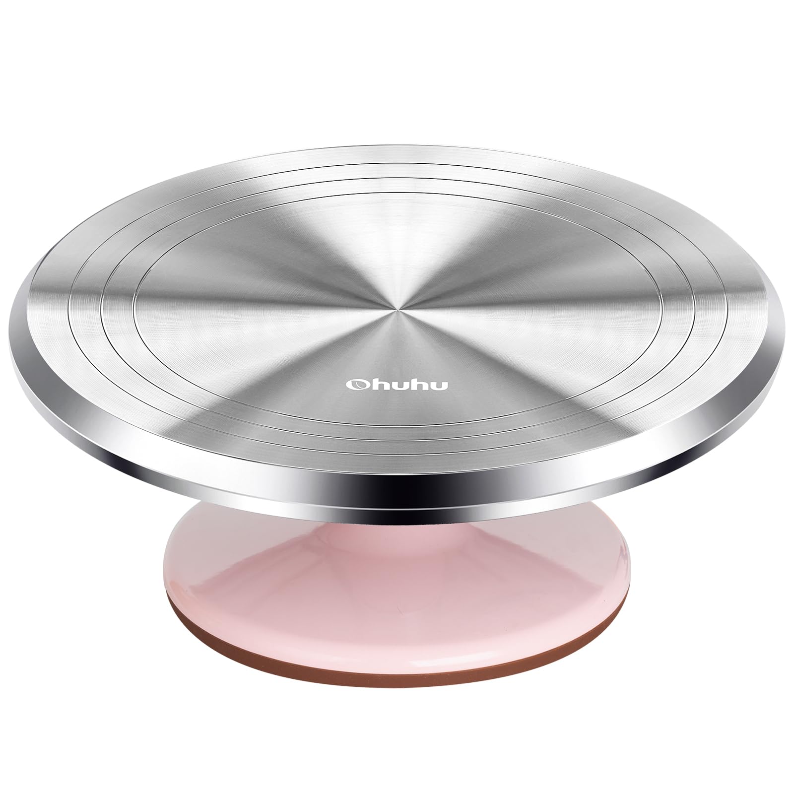 Ohuhu soporte para pasteles 12 pulgadas, plataforma estable para decorar.