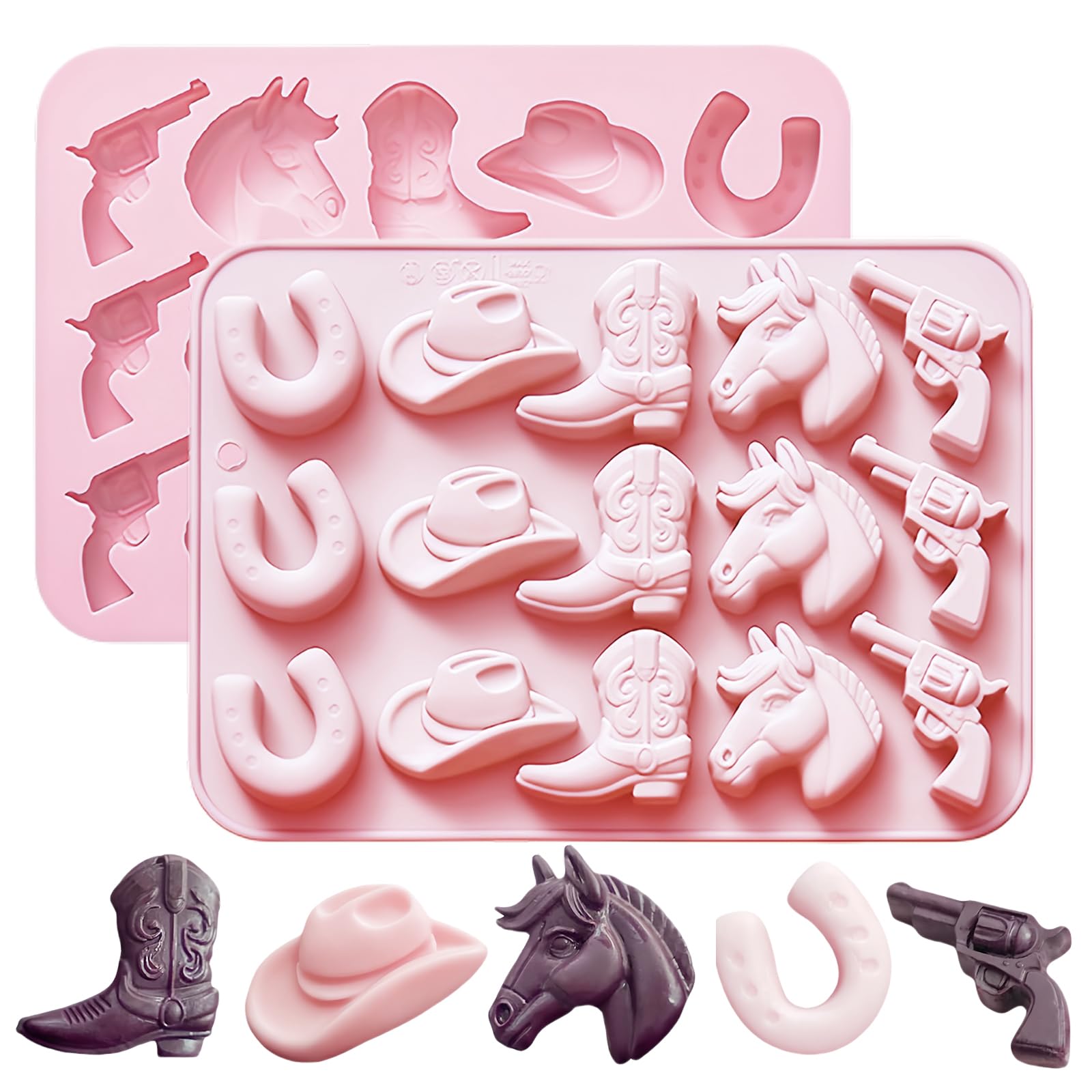 Oiaeoe molde cowboy sombrero; ideal para decoraciones comestibles temáticas.