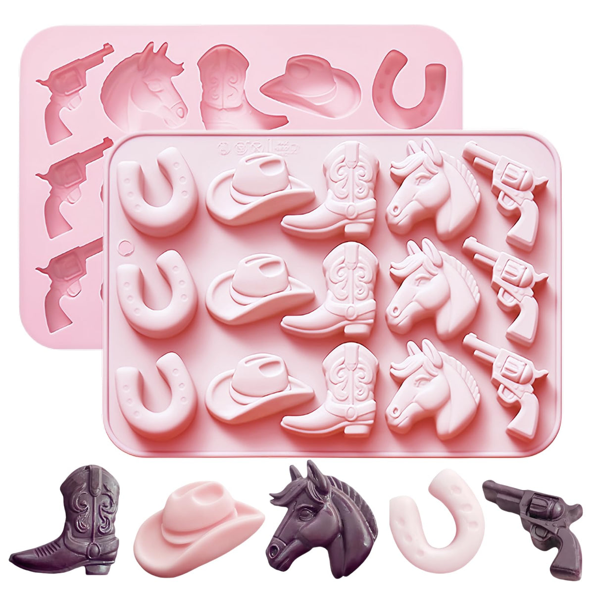 Oiaeoe molde cowboy sombrero; ideal para decoraciones comestibles temáticas.