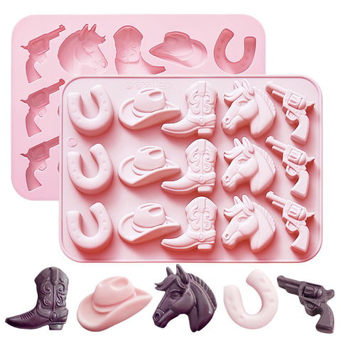 Oiaeoe molde cowboy sombrero; ideal para decoraciones comestibles temáticas.