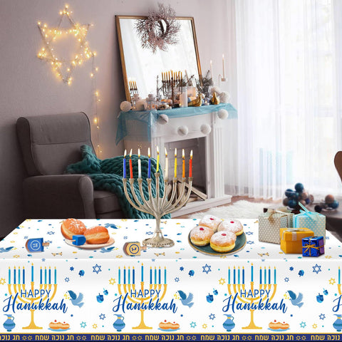 Oigco Hanukkah: superficie fácil de limpiar tras la fiesta